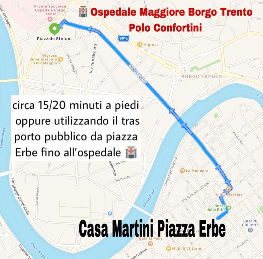 Casa Martini Piazza Erbe Leilighet Verona Eksteriør bilde